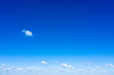 Wall Mural - clouds in the blue sky