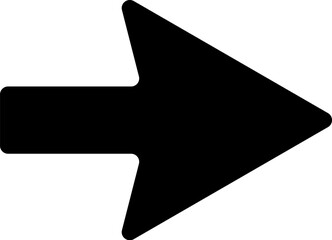 Poster - Right arrow vector icon