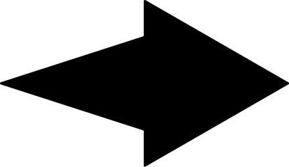 Poster - Right arrow vector icon