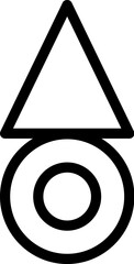 Poster - arrow, cursor icon. Simple thin line, outline vector of Arrows icons for UI and UX, website or mobile application on white background
