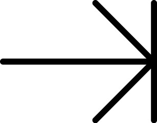 Poster - arrow, next icon. Simple thin line, outline vector of Arrows icons for UI and UX, website or mobile application on white background
