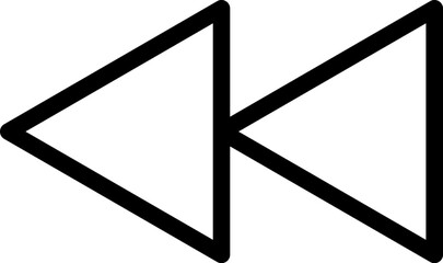 Poster - arrow enter icon. Simple thin line, outline vector of Arrows icons for UI and UX, website or mobile application on white background
