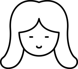 Poster - woman vector icon