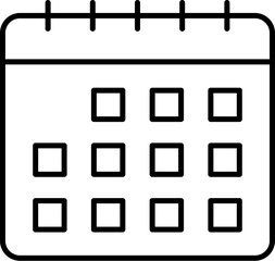 Poster - Calendar vector icon