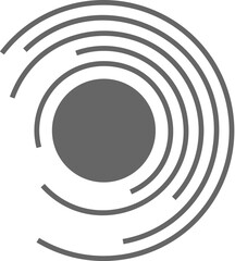 Poster - circular diatram vector icon