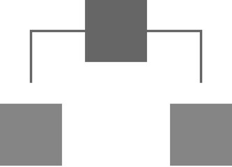 Poster - decision tree icon. Simple glyph vector of charts and diagrams set for UI and UX, website or mobile application on white background on white background