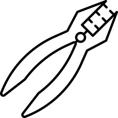 Poster - pliers vector icon