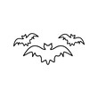 bats vector icon