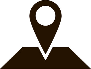 Poster - fill, location, map vector icon