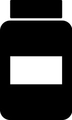 Poster - The icon of bank of tablets. Simple flat icon illustration, vector of bank of tablets for a website or mobile application on white background