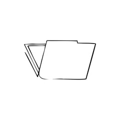 Poster - open folder sketch