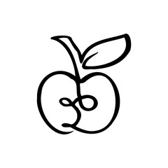 Poster - Apple sketch