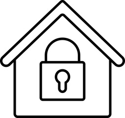 Poster - house, key, clock vector icon