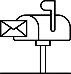 Poster - email, post vector icon