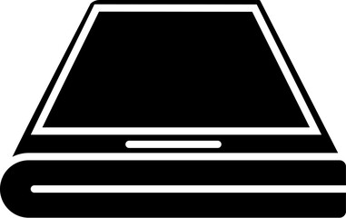 Poster - smartphone, flexible, phoneicon. Simple glyph, flat vector of smartphone icons for UI and UX, website or mobile application on white background