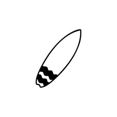 Poster - Surfboard glyph vector icon