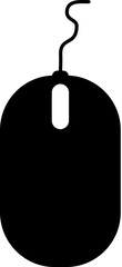 Poster - Computer mouse icon. Simple glyph, flat vector of Technology icons for UI and UX, website or mobile application on white background