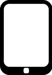 Poster - tablet icon. Simple glyph, flat vector of Technology icons for UI and UX, website or mobile application on white background