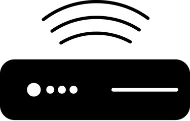 Fototapete - modem vector icon