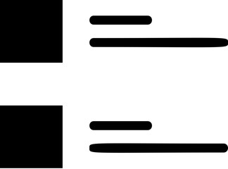 Poster - editorial, text icon. Simple glyph vector of text editor set icons for UI and UX, website or mobile application on white background