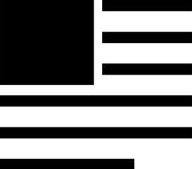 Poster - content, layout, text icon. Simple glyph vector of text editor set icons for UI and UX, website or mobile application on white background