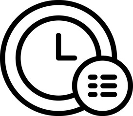 Poster - manage, time vector icon
