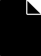 Poster - blank file vector icon
