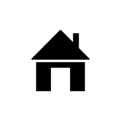 Poster - home house vector icon