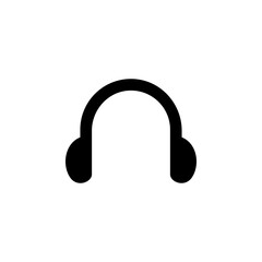 Poster - headphones symbol sign vector icon