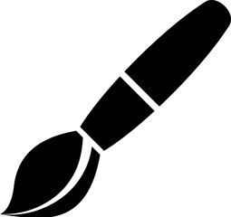 Poster - brush, paintbrush, tassel, raceme, cluster, pencil vector icon