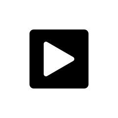 Poster - pause button symbol icon. Simple glyph, flat vector of Web icons for UI and UX, website or mobile application on white background