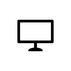 Poster - computer monitor vector icon
