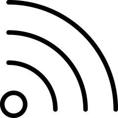 Poster - Wi-fi vector icon
