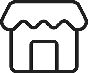 Poster - store vector icon