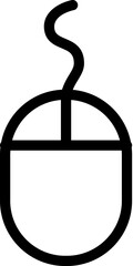 Poster - Mouse vector icon