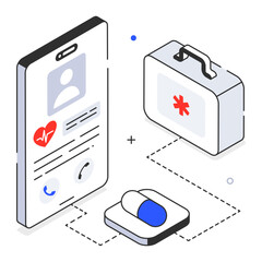 Canvas Print - Medical Call 