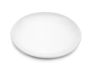 Wall Mural - white plate on transparent png