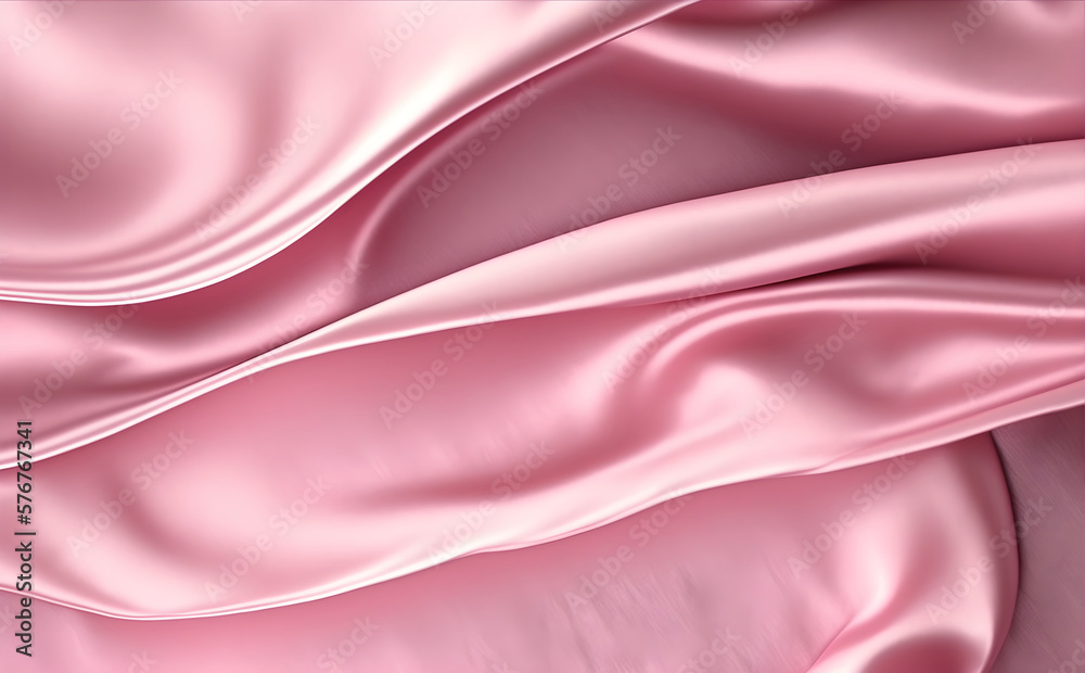 Light delicate pink silk satin fabric is an elegant Background with a ...