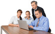 © BillionPhotos.com - Portrait of Businesspeople Working with Laptop