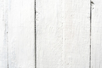 Wall Mural - White old wooden background. Top view