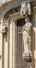 Wall Mural - Porche de l'église paroissiale d'Écretteville-lès-Baons, Normandie, France