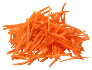 Sliced carrot in a bowl