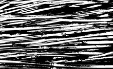 Monochrome Texture Composed Of Irregular Graphic Elements. Distressed Uneven Grunge Background. Abstract Vector Illustration. Overlay For Interesting Effect And Depth. Isolated On White Background.