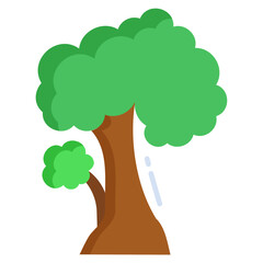 Sticker - pignut hickory tree icon