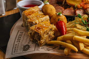 Wall Mural - food from pub