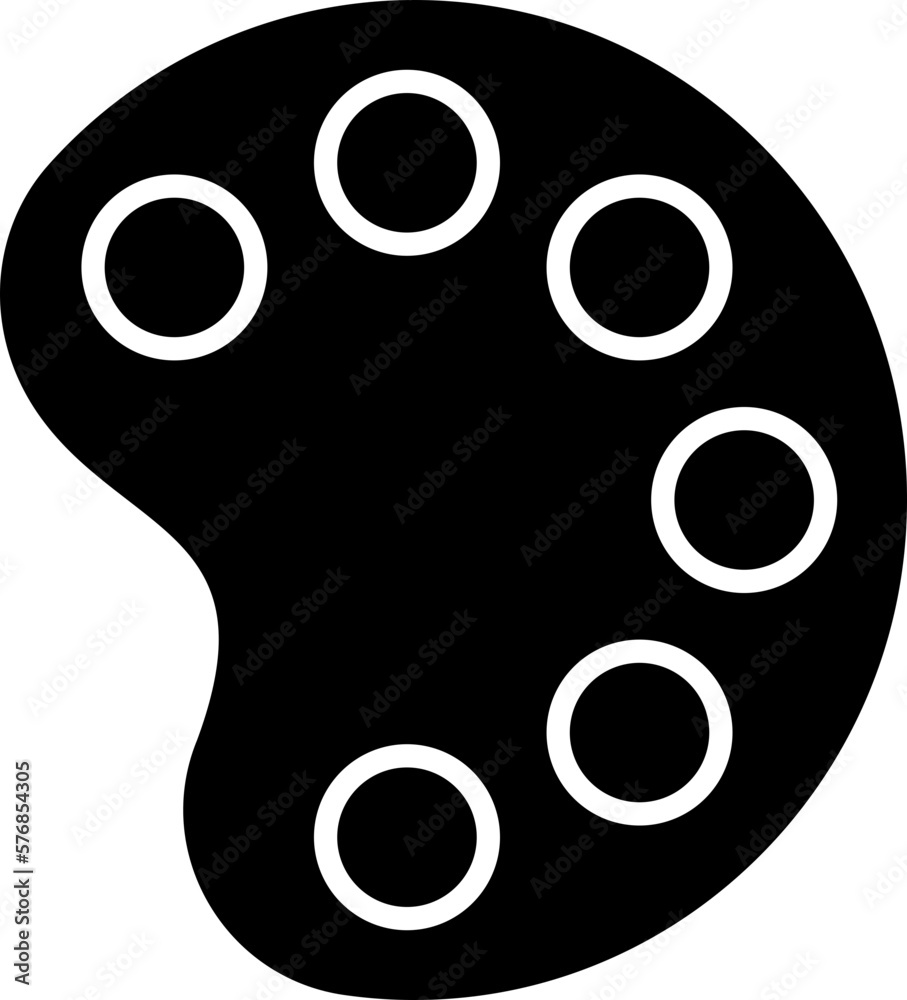 Color Palettle Icon color palette icon Stock Vector | Adobe Stock