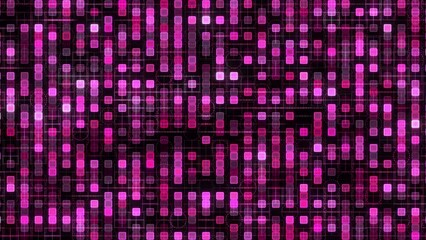 Wall Mural - Pink dotted illumination background with flashing dots and light trail at 60fps