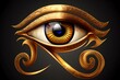 The eye of Ra graphical illustration, Generative AI 