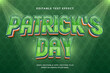 © OreNyee - decorative editable st patricks day text effect vector design