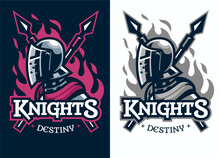 Warrior Knight Logo Style Set